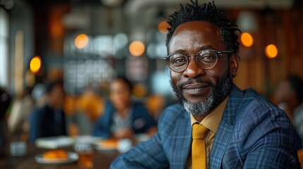 Obraz premium multi ethnic employees involved in corporate training in boardroom african team leader company boss business coach leading seminar activity concept