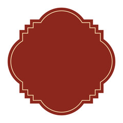 vintage label label frame.