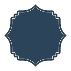 vintage label label frame.