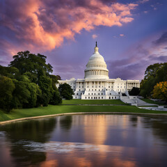 The Capitol in Washington, ai-generatet