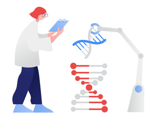 Female genetic engineer