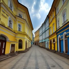 Obraz premium old street