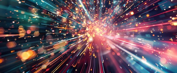 Fototapeta premium Abstract Portrayal Of Startup Dynamics , Abstract Pictures HD