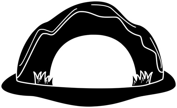 recommend clip art: stone illustration mountain silhouette explore logo railroads icon karst outline nature cave tunnel train rock curiosity doline underground dark shape wild claustrophobic cautious for vector graphic