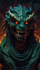 Default In the swirling chaos of a cosmic storm the Dread Serpent