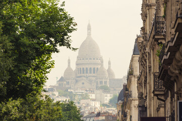 Of the Sacre coeur de Montmartre, Paris, France