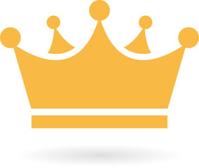 Royal crown vector icon