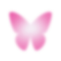 butterfly Gradient blur.