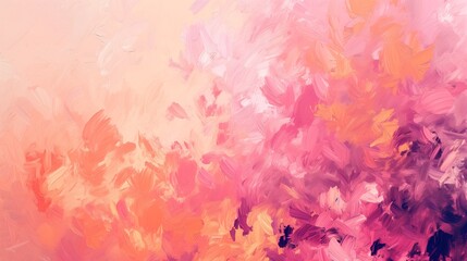 Background Textures of Pink, Purple, and Orange Oil Paint