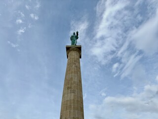Obraz premium Victor (Pobednik) Monument in Serbia, Belgrade
