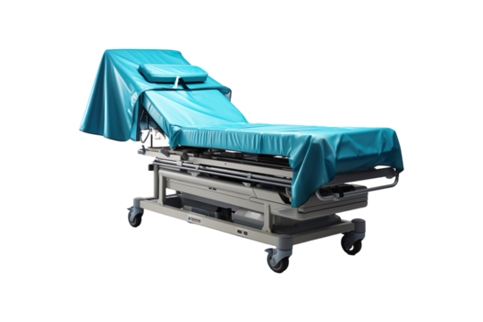 Delivery Bed isolated on transparent background.