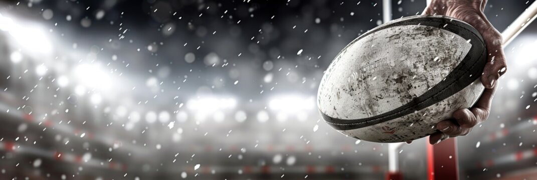 Rugby sevens precision kick for conversion at summer olympics, highlighting skill and accuracy - Powered by Adobe