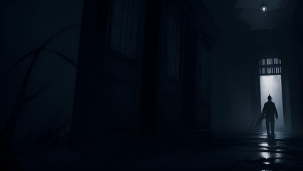 spotlight on stage with spotlight