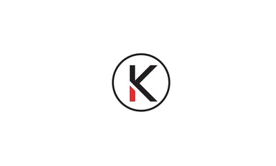 K, KK , K , Abstract Letters Logo Monogram