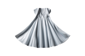 Disposable Plastic Apron isolated on transparent background.