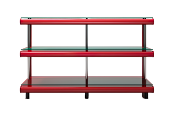 Double Sided Display Rack isolated on transparent background.