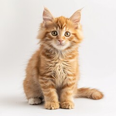 Cute Kitten with Fluffy Fur