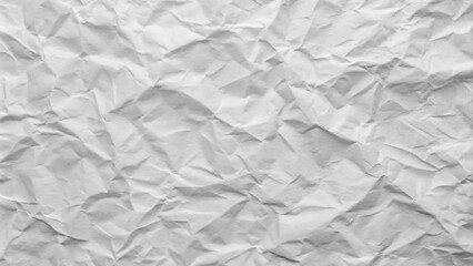 Obraz premium The texture of white paper is crumpled. Background for various purposes.