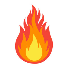 Fire flame icon.