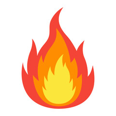 Fire flame icon.