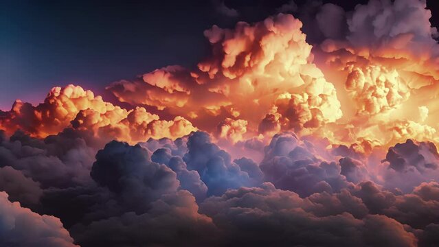 A dazzling show of shimmering clouds in the dark sky a rare sight that only a fortunate few may see.
