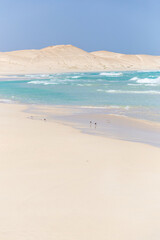 sand beach and sea, Praia de Chaves, Boa Vista, Cape Verde