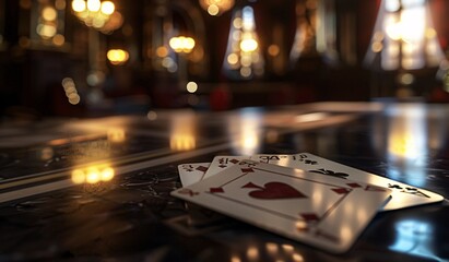 Ace of Spades Casino Card