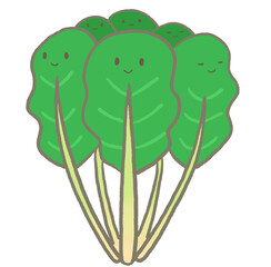 R:もっとメルヘンな野菜　ほうれん草②