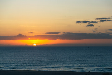 sunset over the ocean, Boa Vista, Cape Verde
