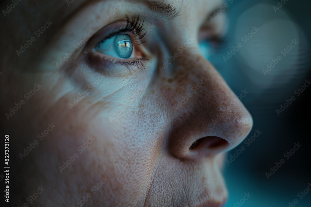 Aufkleber A visually pleasing abstract gradient background with a defocused bokeh effect creating an artistic vibe