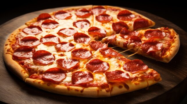 pizza on a plate