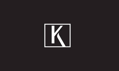 Obraz premium K, KK , K , Abstract Letters Logo Monogram