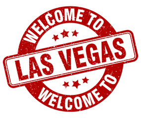 Welcome to Las Vegas stamp. Las Vegas round sign