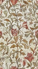 Monochrome Harmony Intricate Blooms on a Blank Canvas backdrop