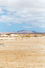 sand dunes in the desert, boa vista, cape verde, 