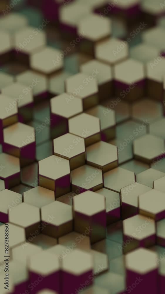 Leinwandbilder eamless hexagon pattern, geometrically precise, creating a honeycomb-like, tessellated effect ideal for modern designs.	
