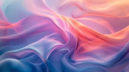 Fototapeta premium An artistic image featuring blurry patterns, where soft shapes and colors blend into one another. The minimalist composition focuses on the gentle transitions and the soothing, out-of-focus aesthetic.