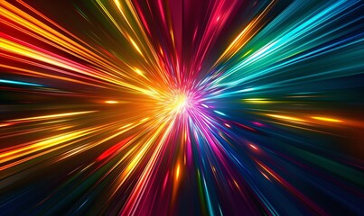 Obraz premium Vivid Cosmic Blur