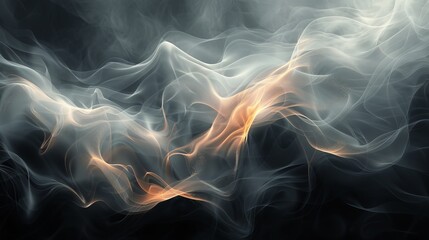 Fototapeta premium An abstract photograph featuring fuzzy graphics, where shapes are softly blurred and overlaid with fine noise. The minimalist composition creates a sense of gentle disarray and visual interest.