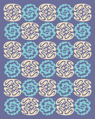 Round twisted abstract aztec african organic nature shape pattern illustration vector element clip art background layout poster editable