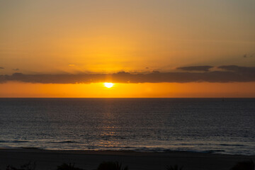 Obraz premium sunset on the beach, Boa Vista, Cape Verde