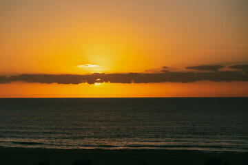 sunset over the ocean, Boa Vista, Cape Verde