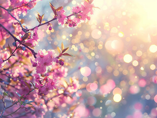 Fototapeta premium background with flowers