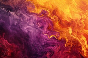 Fototapeta premium Vibrant Abstract Art: Colorful Swirling Paint