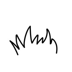 Fototapeta premium doodle grass illustration collection handdrawn style