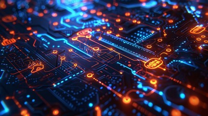 Digital Circuitry: A Close-Up View of the Complexity and Beauty of Electronic Components