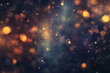 Obraz premium Astrophotography: Beautiful Starry Night Sky with Blurred Lights and Glow