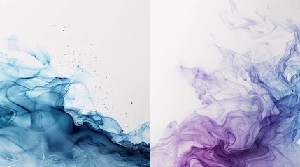 Artistic Paint Splashes: Creative Process Showcased