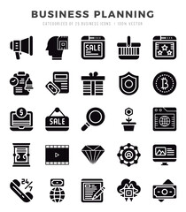 Business Planning Icon Bundle 25 Icons for Websites and Apps