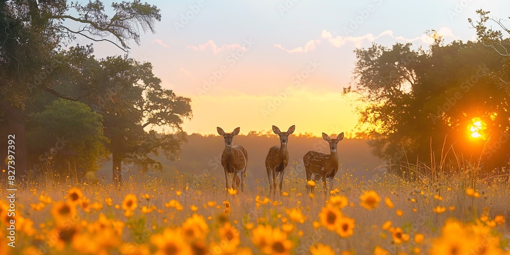 Canvas Prints AI generated illustration of unseen Central Ohio landscapes